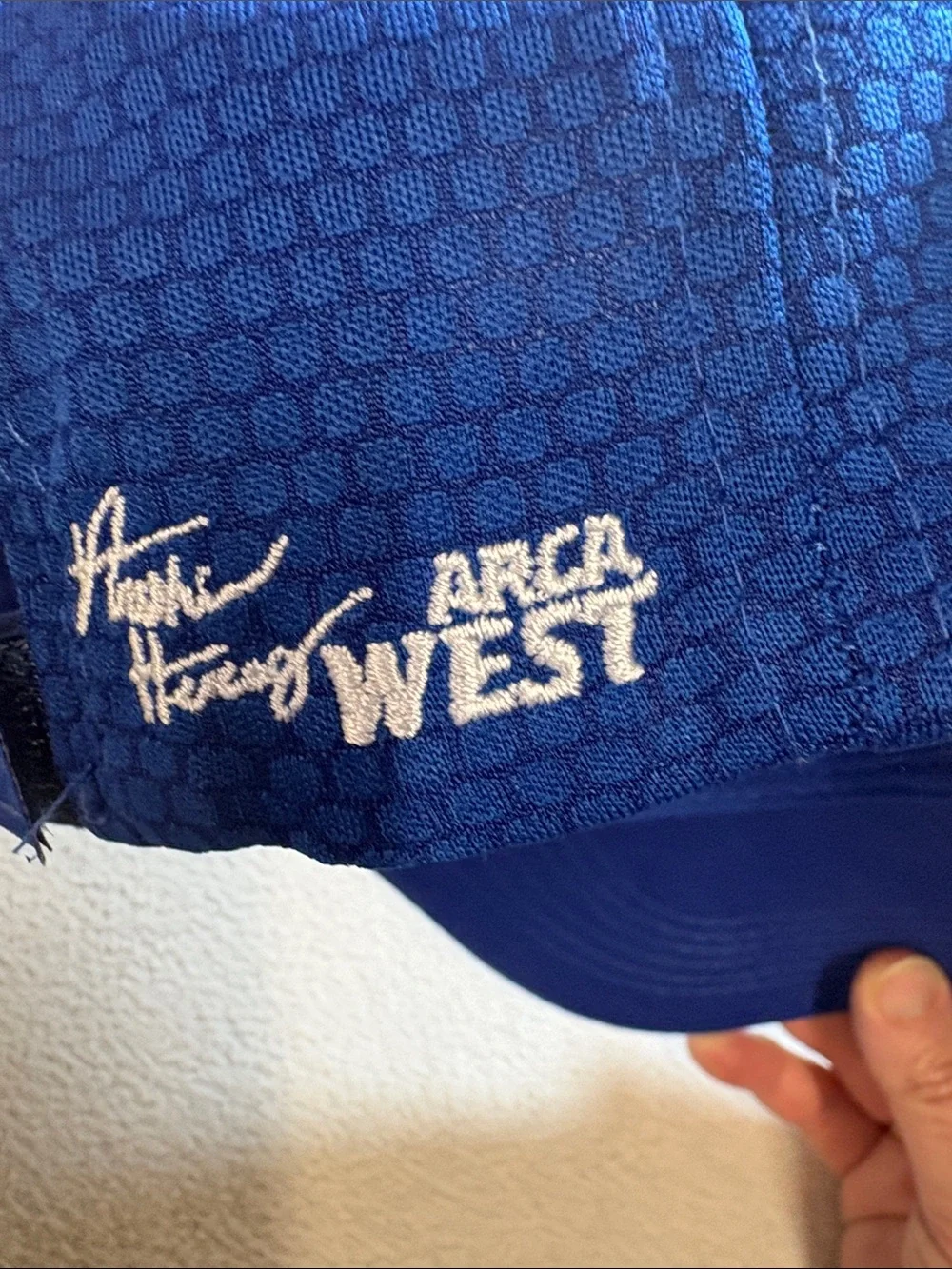 Nascar NAPA Racing Blue and White Trucker Hat